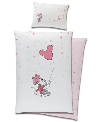 Бебешки спален комплект Sonne  - Minnie Mouse, 100 x 135 cm, 2 части - 1